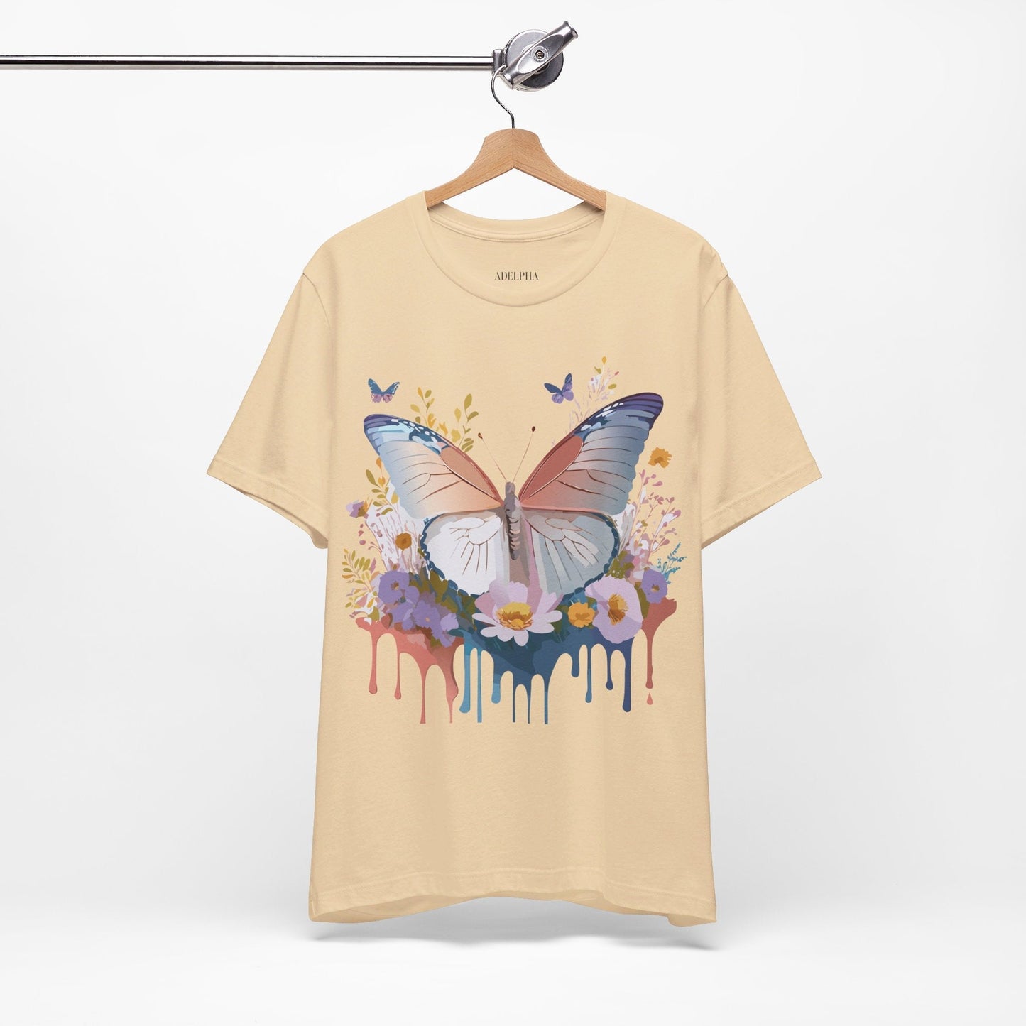 Butterfly Graphic Tee Unisex Vintage Art Design Adelpha Collection