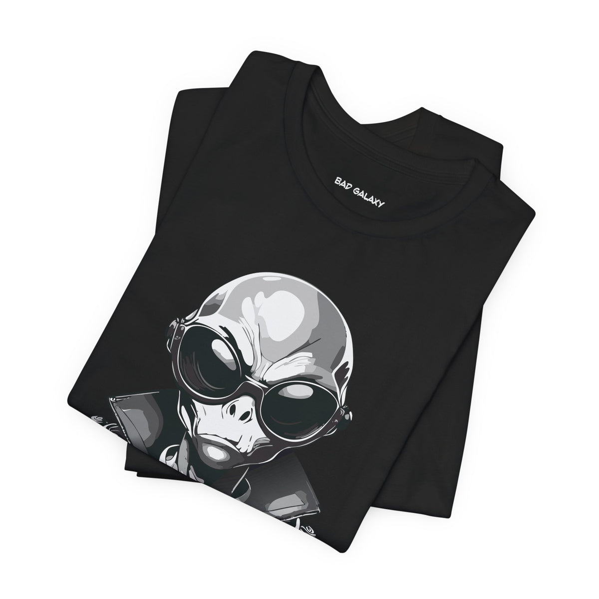 Alien Graphic Unisex Cotton Bella+Canvas Tee with Art Design b71