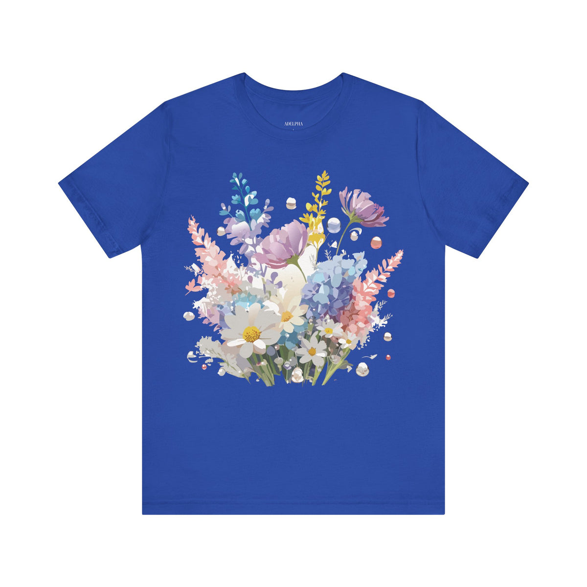 Floral Graphic Tee Shirt - Bella+Canvas Unisex 100 Cotton 14