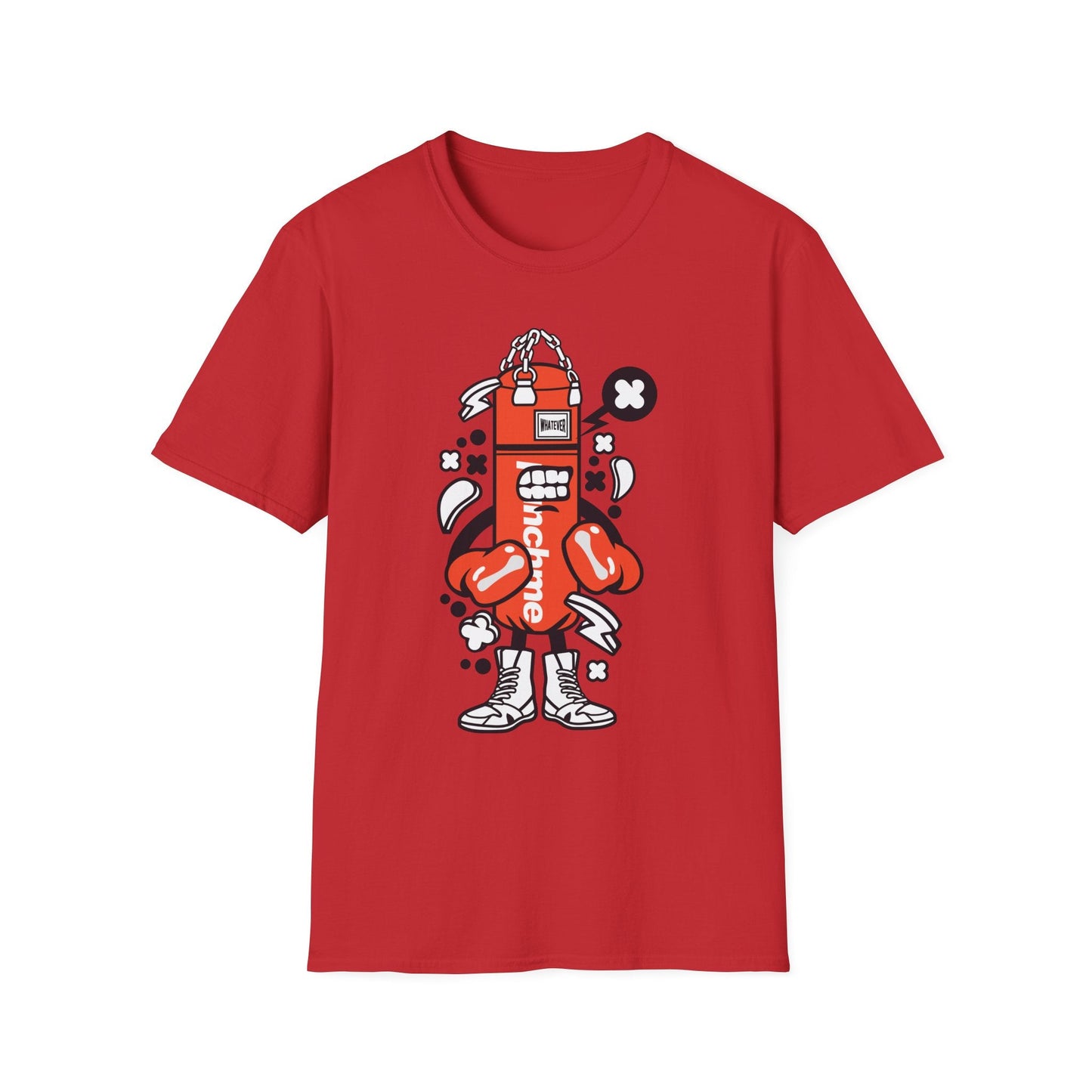 Cartoon Tee Shirt Unisex Animation Graphic Tee Funny Tee Cotton Softstyle 64000 Gildan