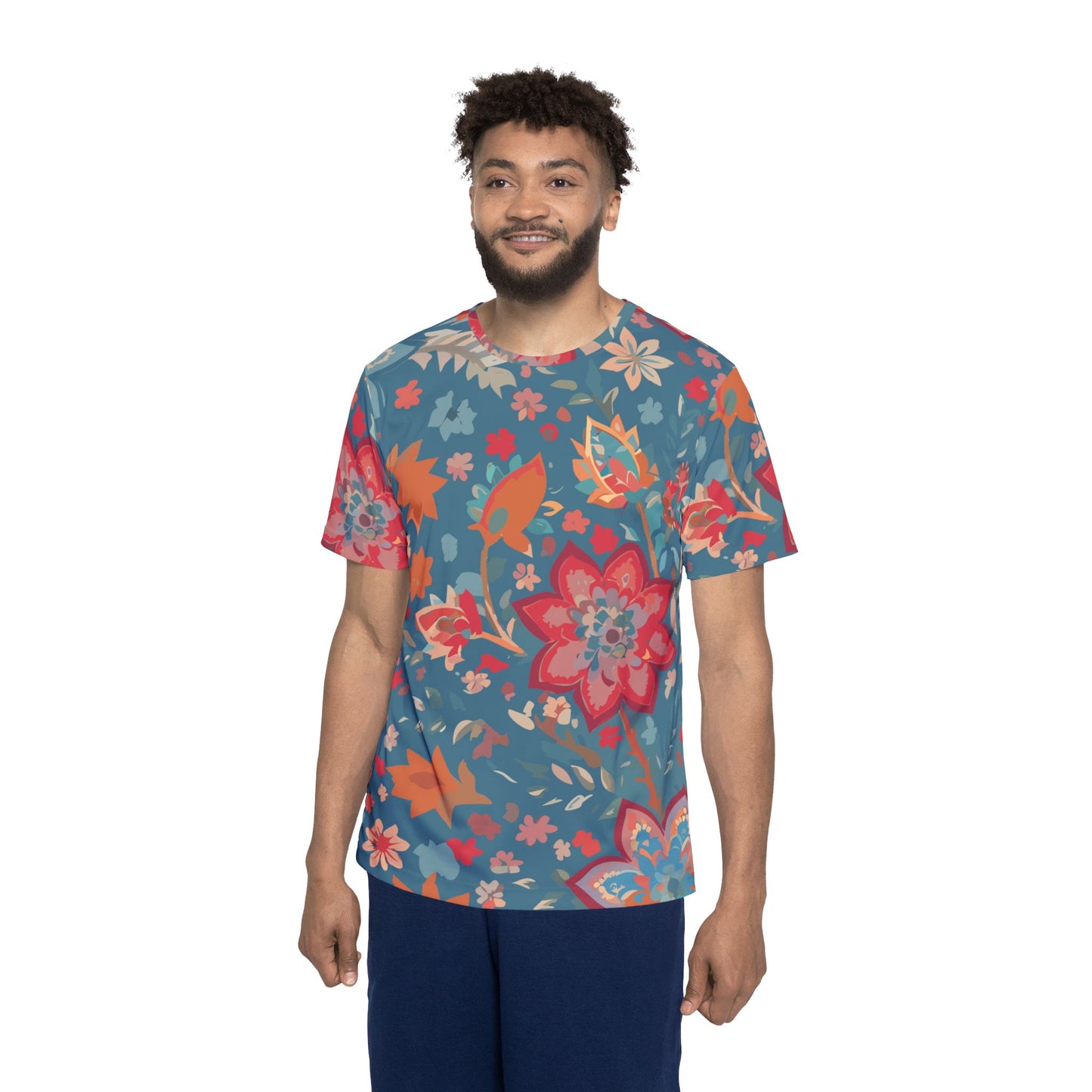 Unisex Floral Print Shirt, Shirt with Floral Print