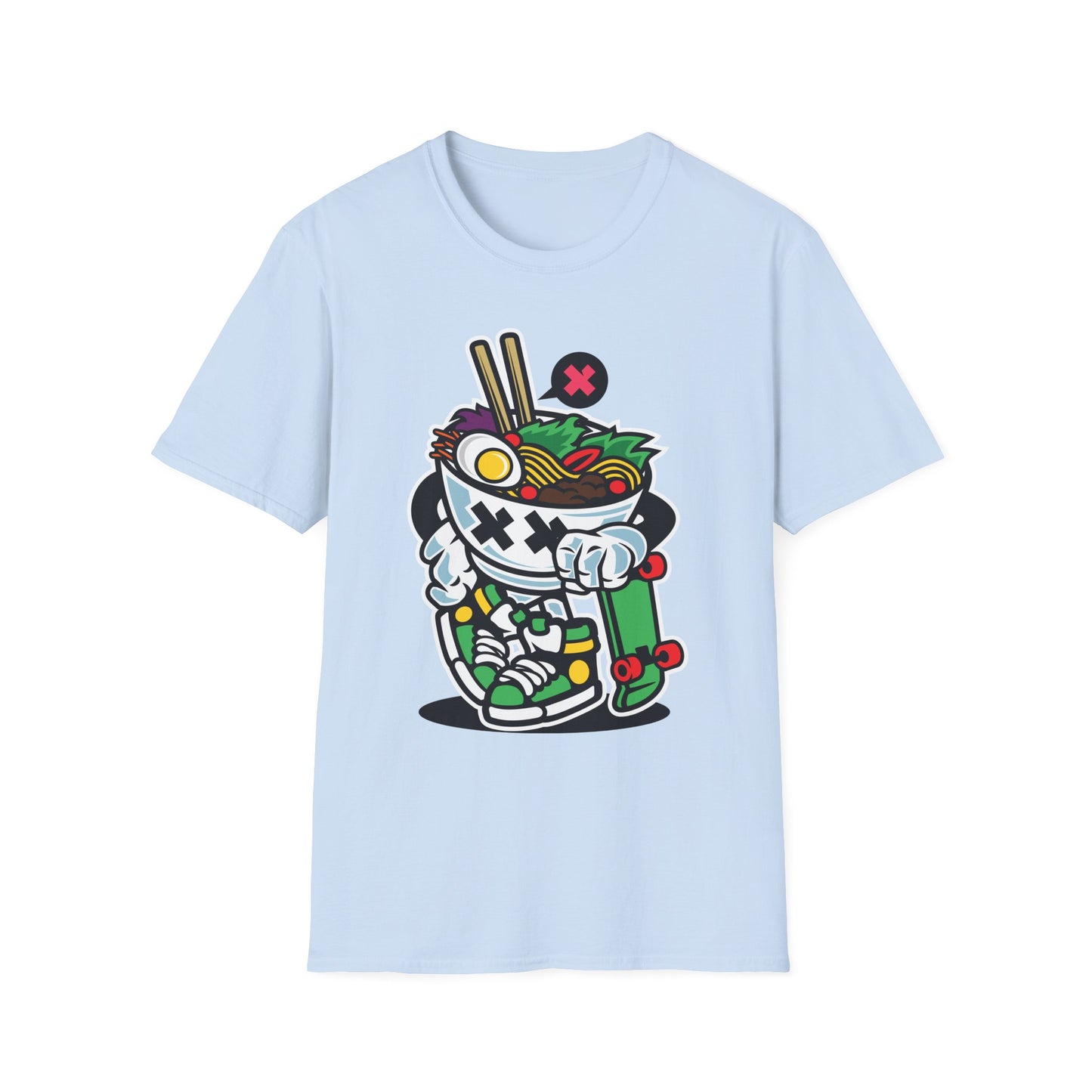 Unisex Cotton T-Shirt with Cartoon Graphic Design