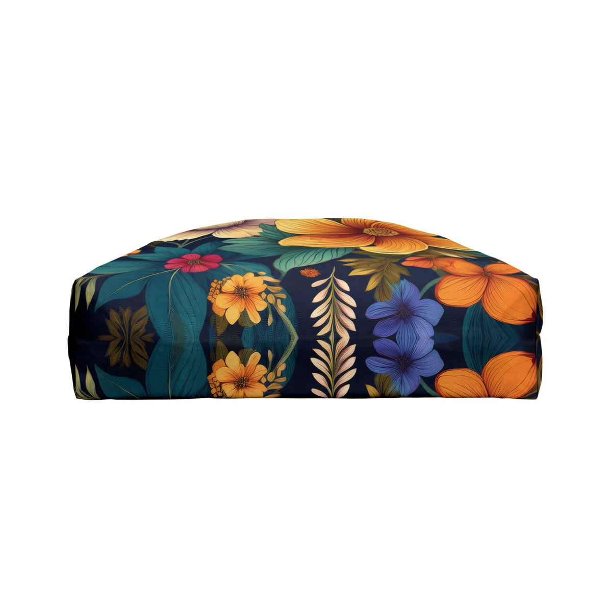 Floral Print Poly Canvas Weekender Bag 1