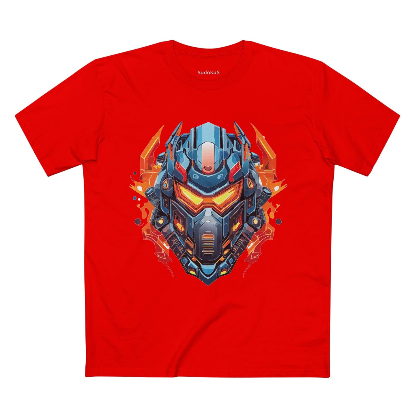 Cyborg Robot Graphic Unisex 100 Cotton Staple Tee 16