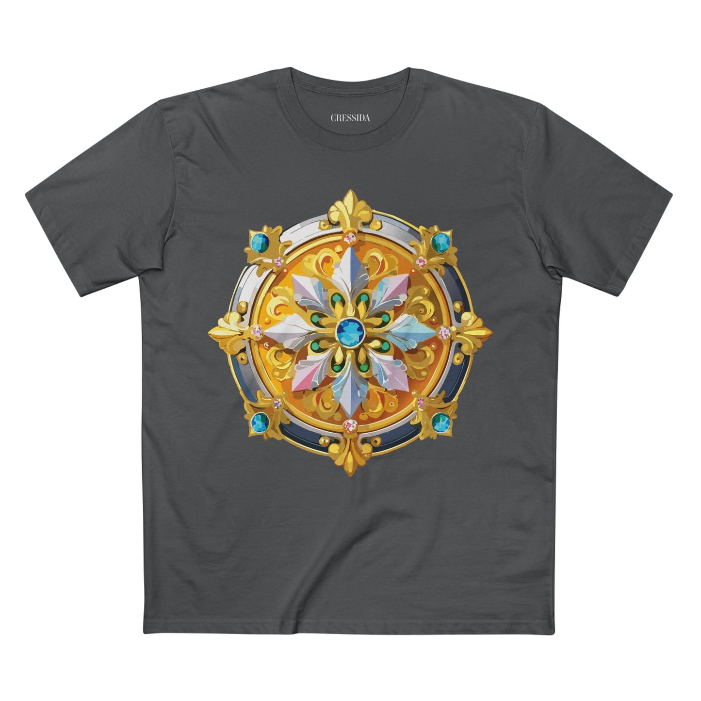 Medallion Graphic T-Shirt Unisex 100 Cotton With Gold Art Design Medal Tee 9