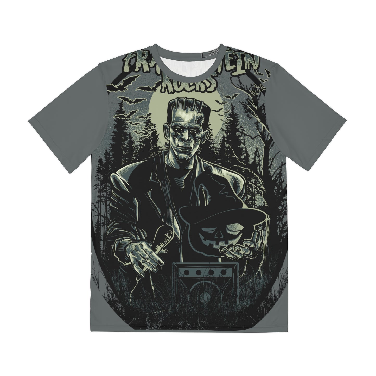 Be7 Fun Graphic T-Shirt, Art Design Poly Shirt, All Over Print Graphic Tee, Funny Print T-Shirt, Funny Monsters Tees