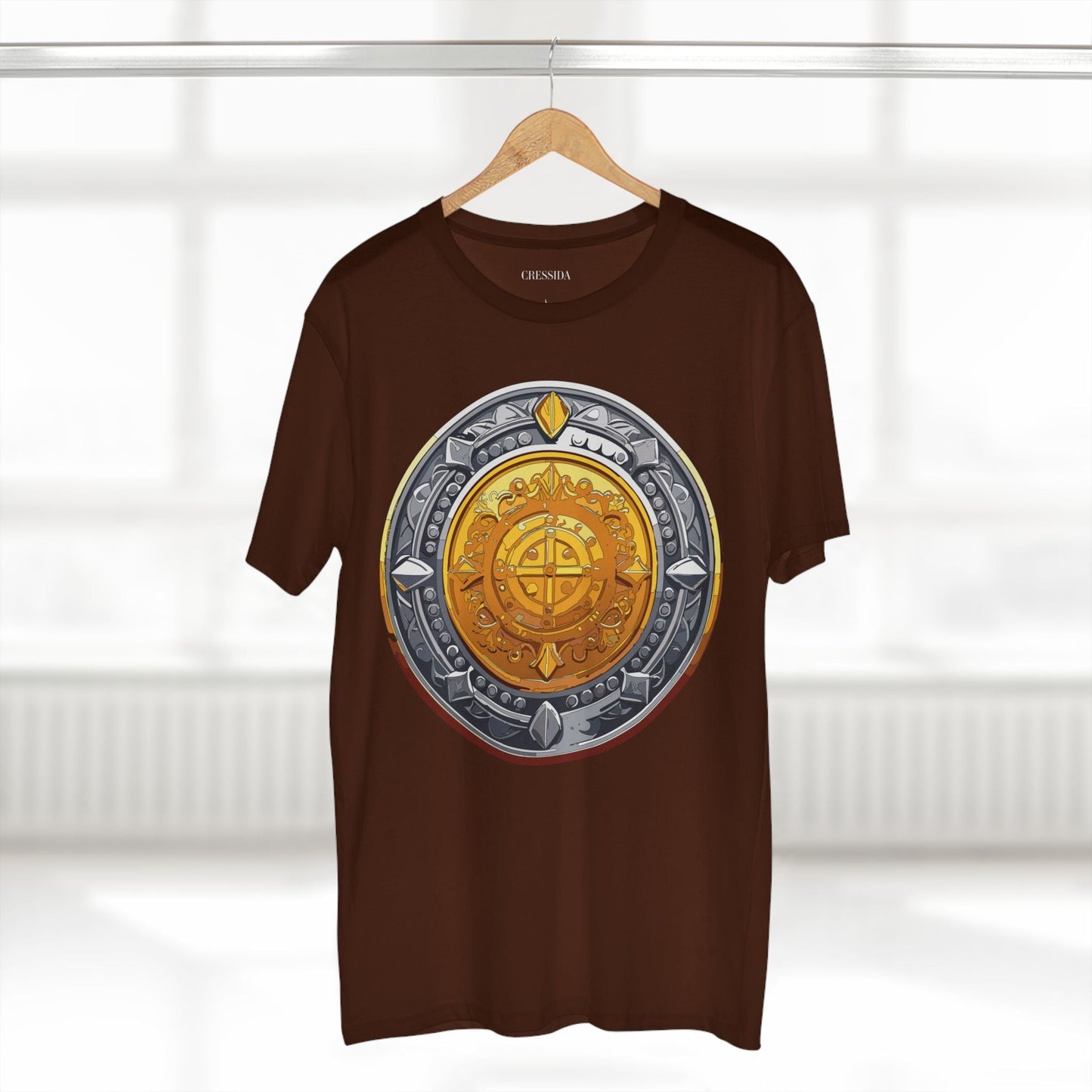 Antique Gold Coin Graphic Design T-Shirt Unisex 100 Cotton With Golden Print Artwork Tee 4