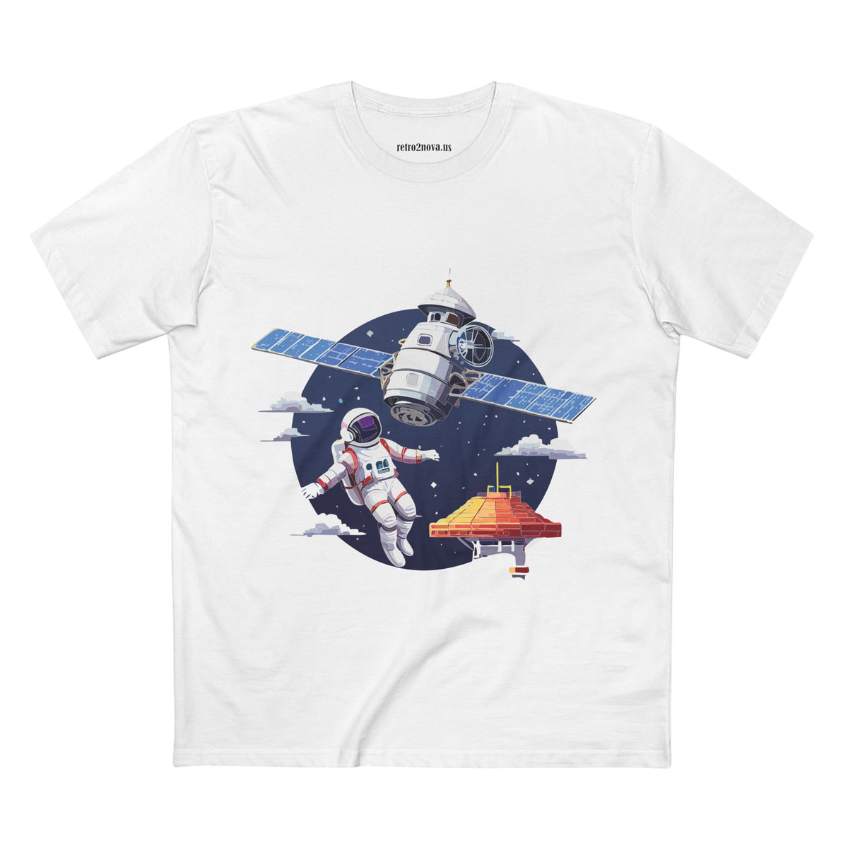Cosmos Astronaut Graphic Tee Staple Unisex 100 Cotton Tee Shirt - CS-42