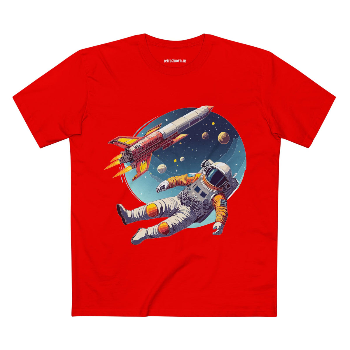 Cosmos Astronaut Graphic Tee Staple Unisex 100 Cotton Tee Shirt - CS-9