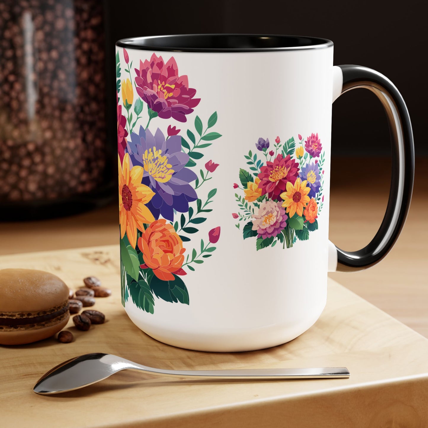Floral Mug, Floral Cup