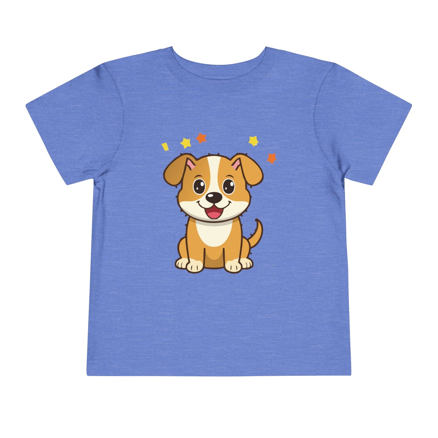 Bonita camiseta de manga corta para niños pequeños con diseño de cachorro: regalo adorable para amantes de las mascotas (2 a 5 años)