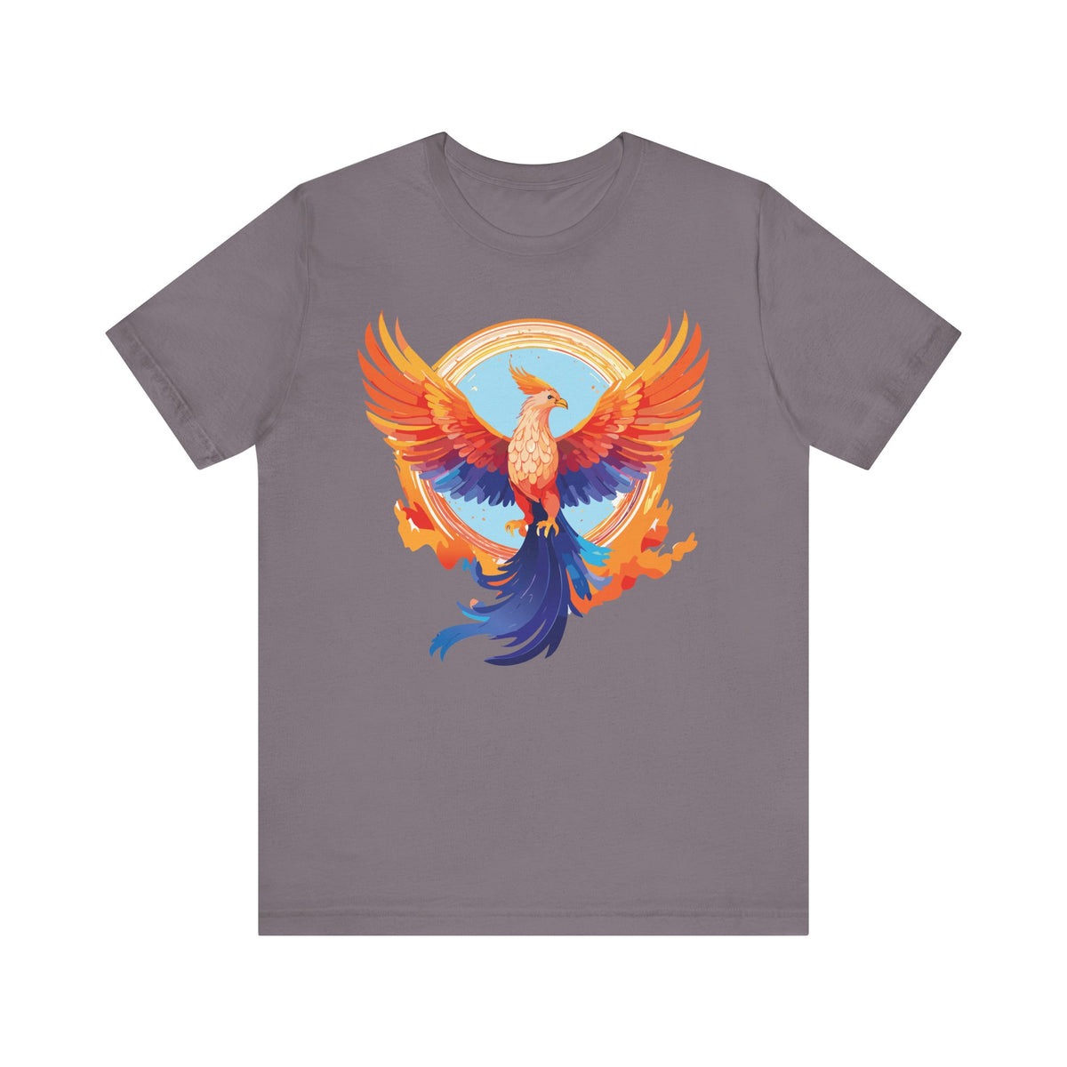 Bird Graphic Unisex Cotton Bella+Canvas Tee with Art Animal Design ab57