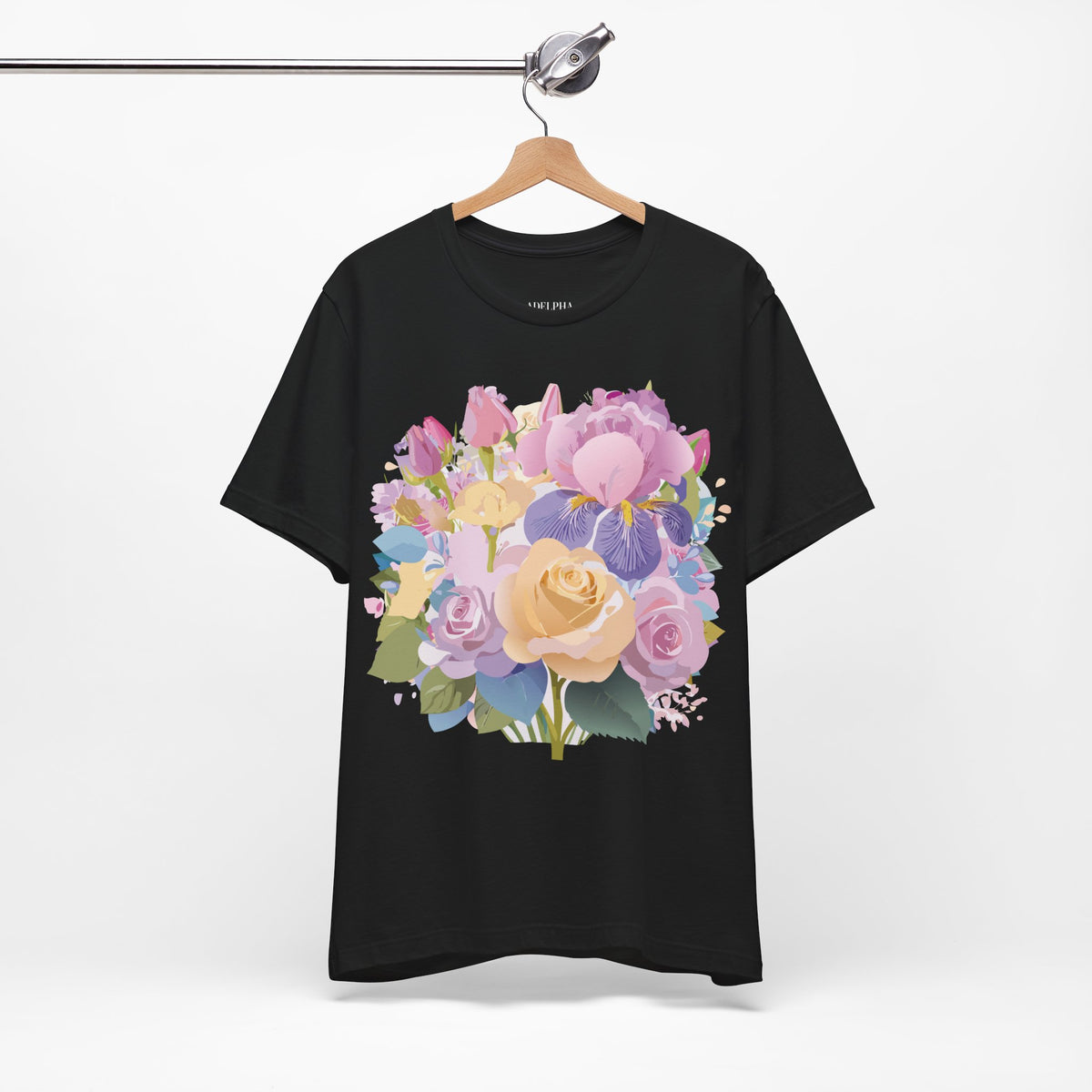 Floral Graphic Tee Shirt - Bella+Canvas Unisex 100 Cotton 45