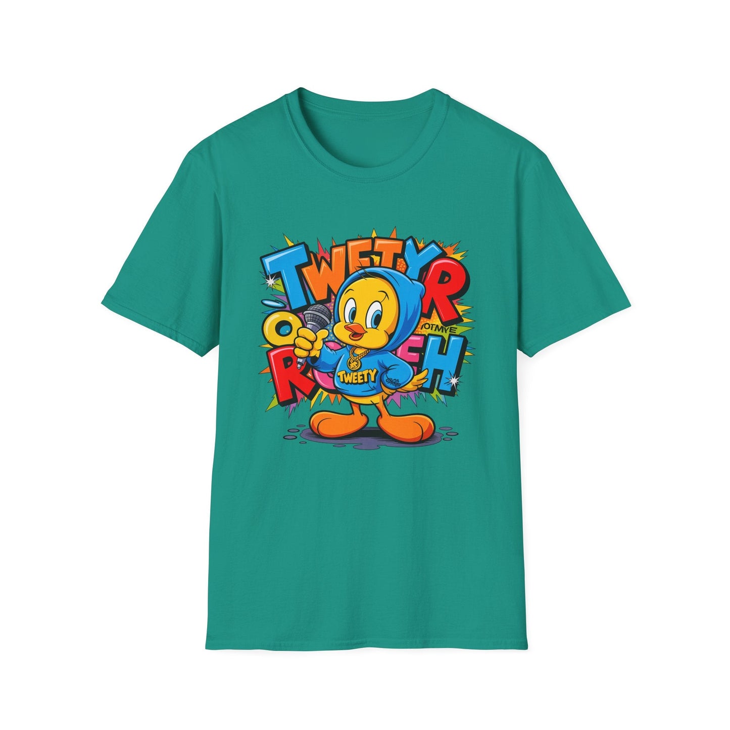 Cartoon T Shirt With Animation Funny Animals Tee Unisex Gildan Softstyle 64000 Pro