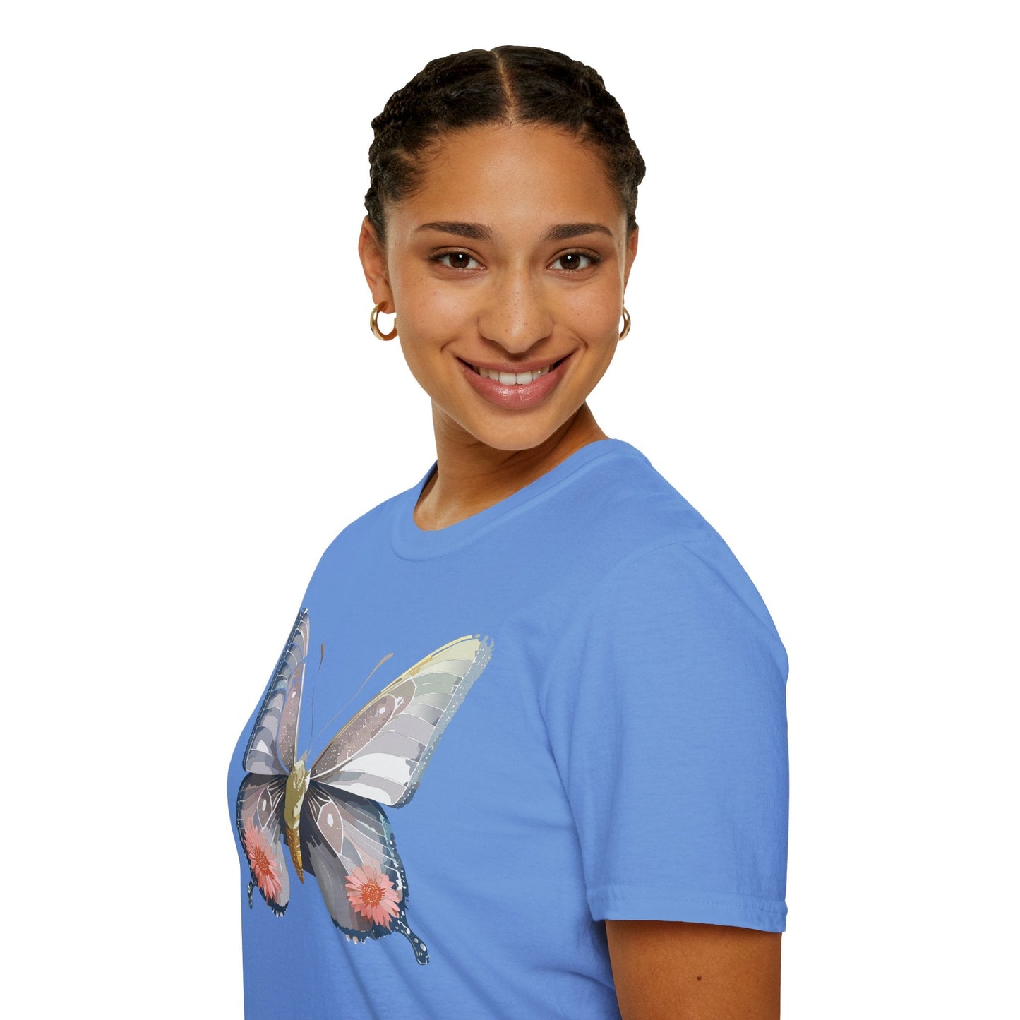 Butterfly Shirt Unisex T Shirt 100 Percent Ring Spun Cotton Softstyle Tee Monarch