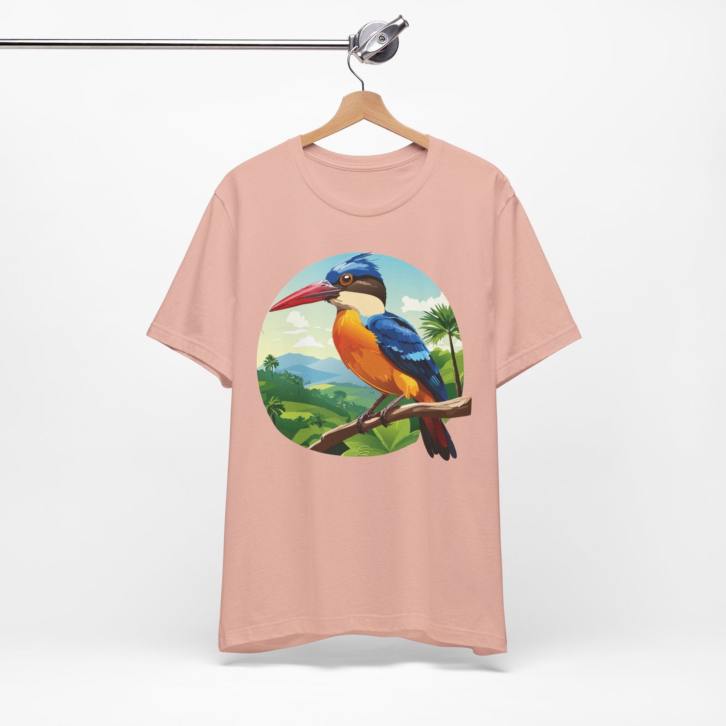 Unisex Animal Shirt With Art Design Featuring Wild Animals Jersey Short Sleeve Tee