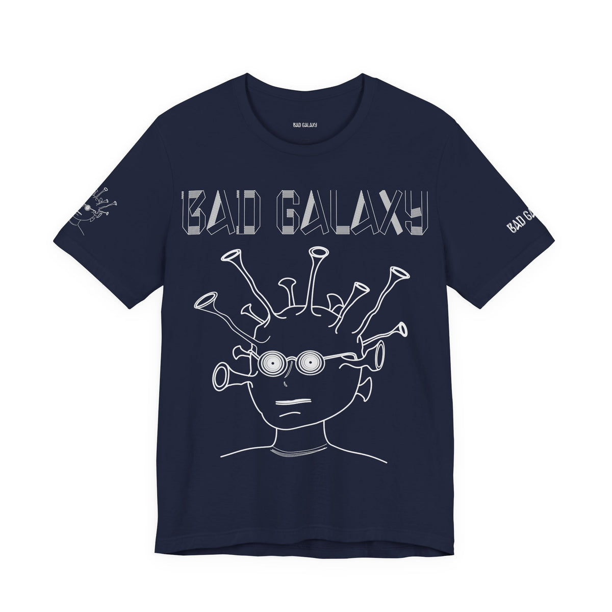 Alien Graphic Unisex Cotton Bella+Canvas Tee with Art Design b53