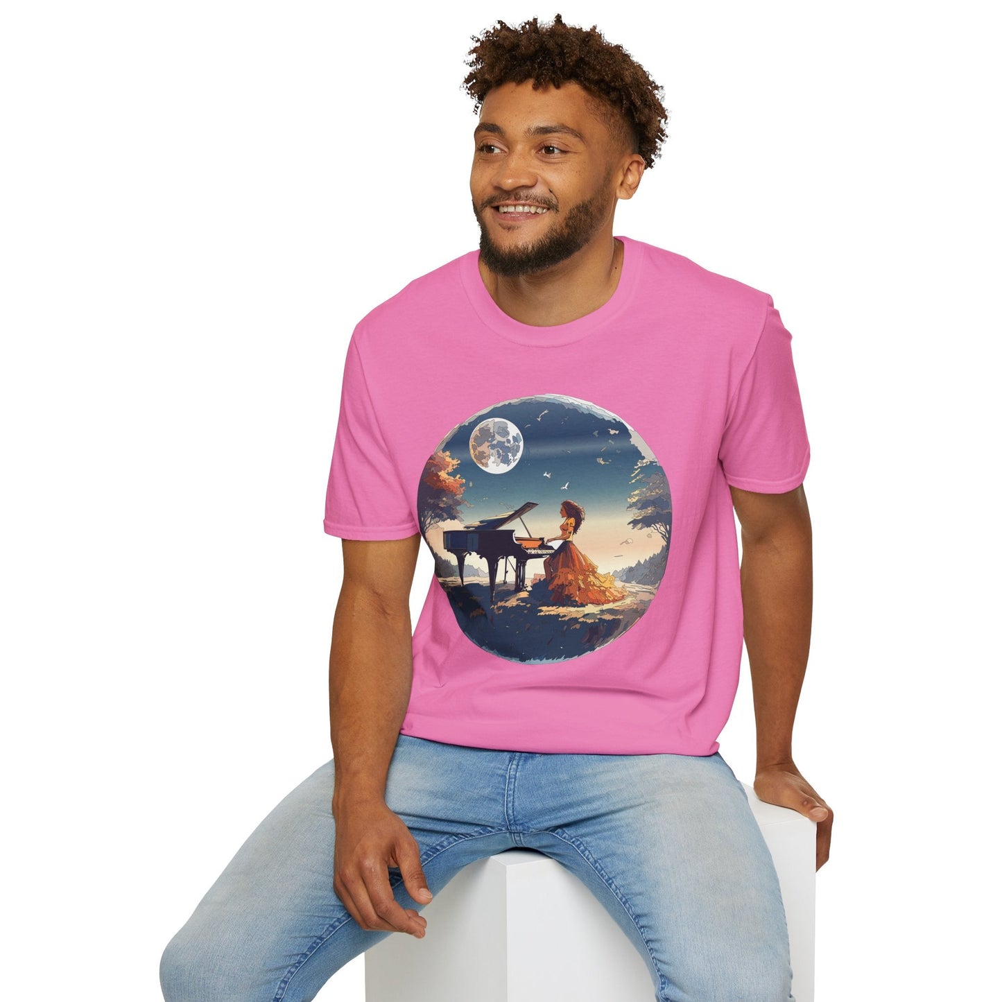 Womens Graphic T Shirt Art Design Gildan Softstyle Tee 100 Percent Ring Spun Cotton Unisex