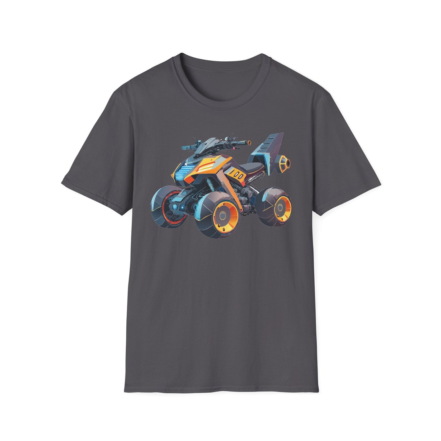 Unisex Bike T Shirt Moto Shirt With Motorcycle Design MTB Tee For Riders One Hundred Percent Cotton
