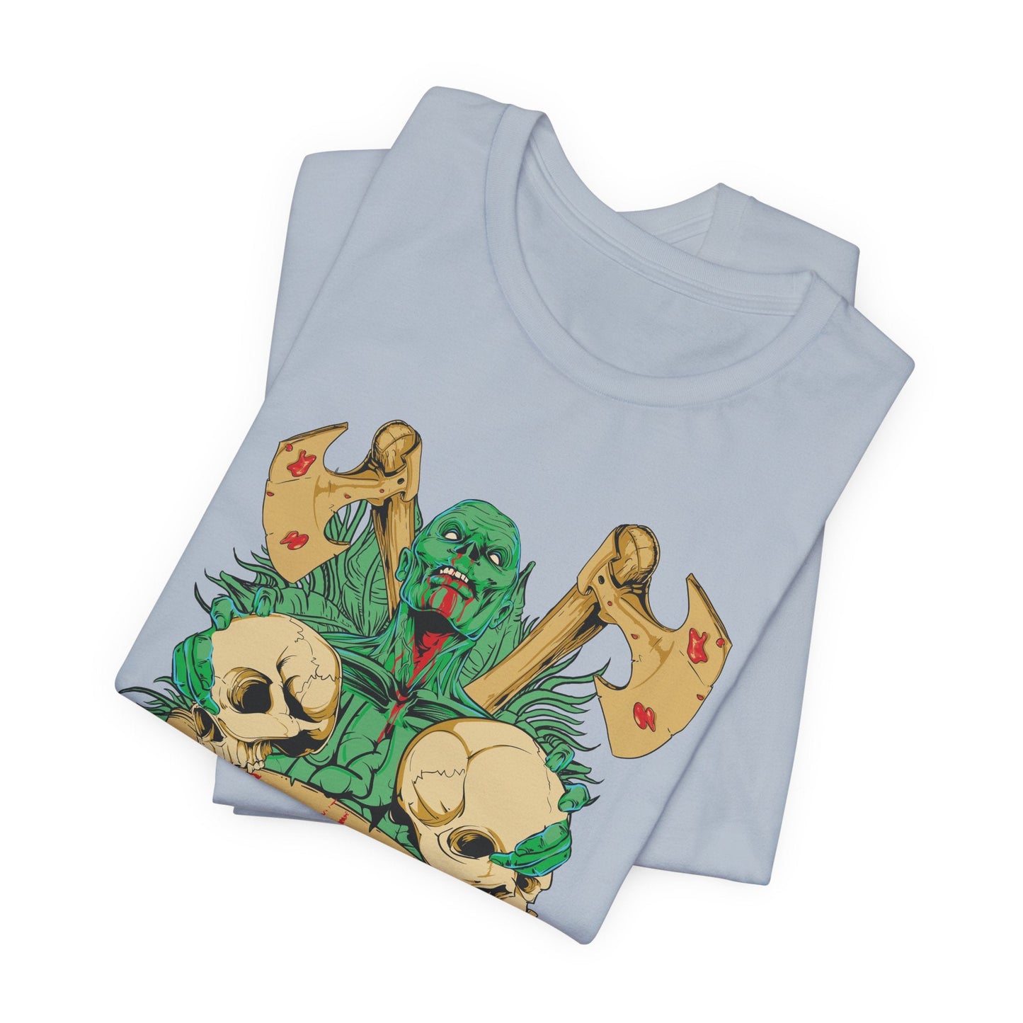 Cthulhu Skull Axes Testimony Tee Lovecraft Horror Mythos Shirt Art-42