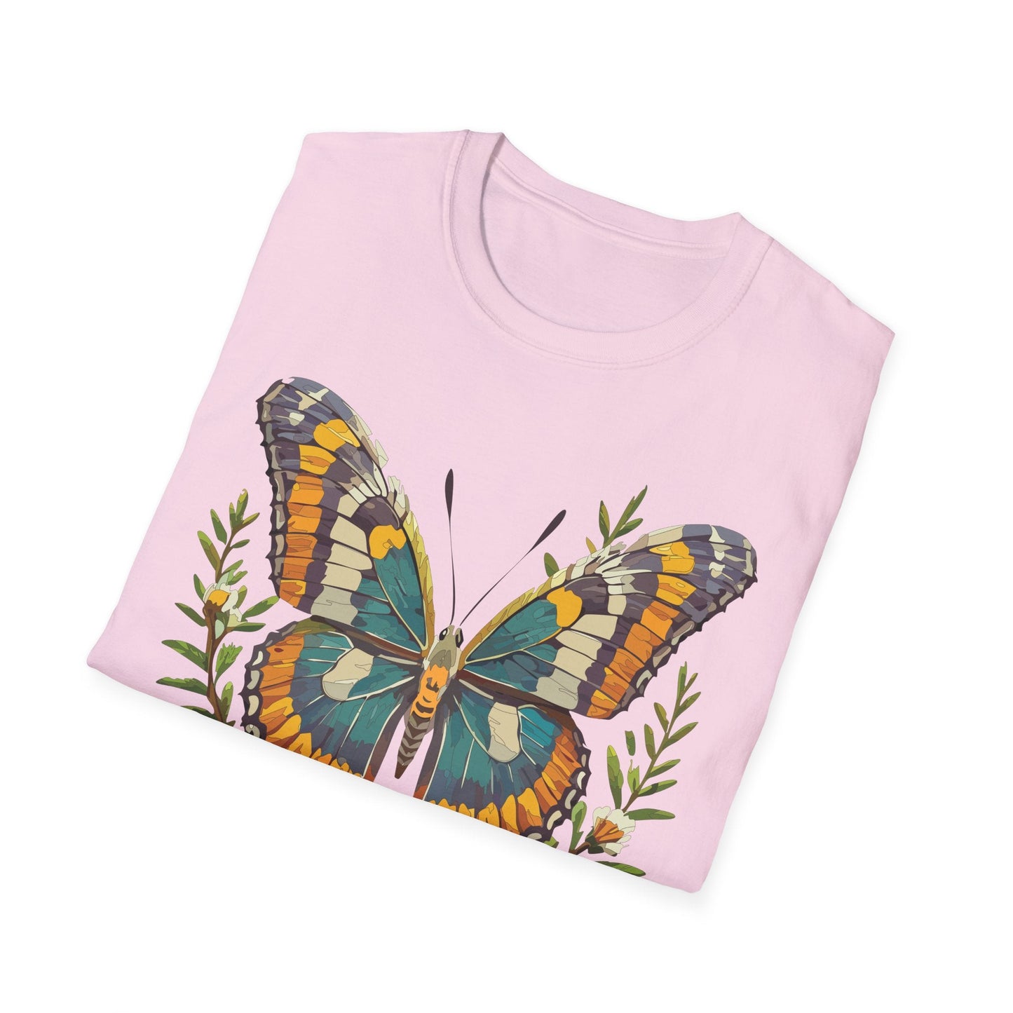 Monarch Butterfly Shirt Unisex T Shirt Softstyle 100 Percent Ring Spun Cotton Comfort
