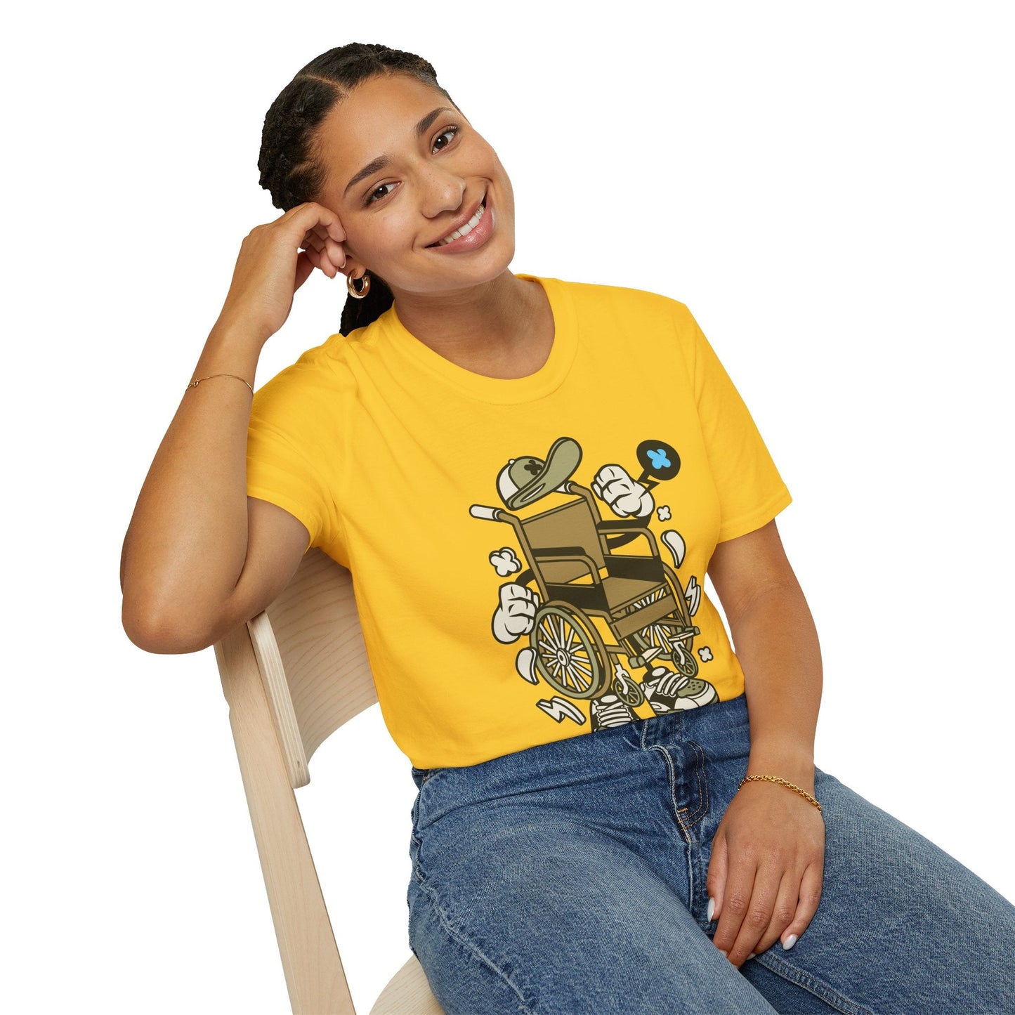 Cartoon T Shirt Animation Artwork Unisex Softstyle Tee 100 Percent Cotton Premium Graphic Tee