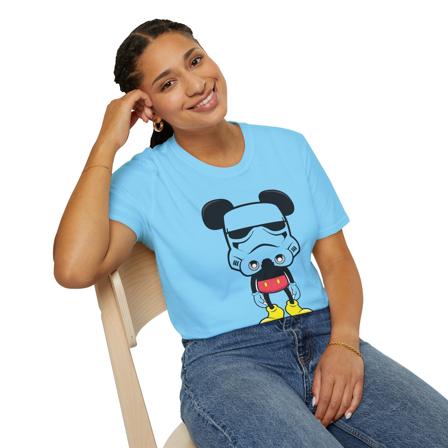 Cartoon T Shirt Animation Tee Funny Unisex Gildan Softstyle 64000 100 Percent Ring Spun Cotton