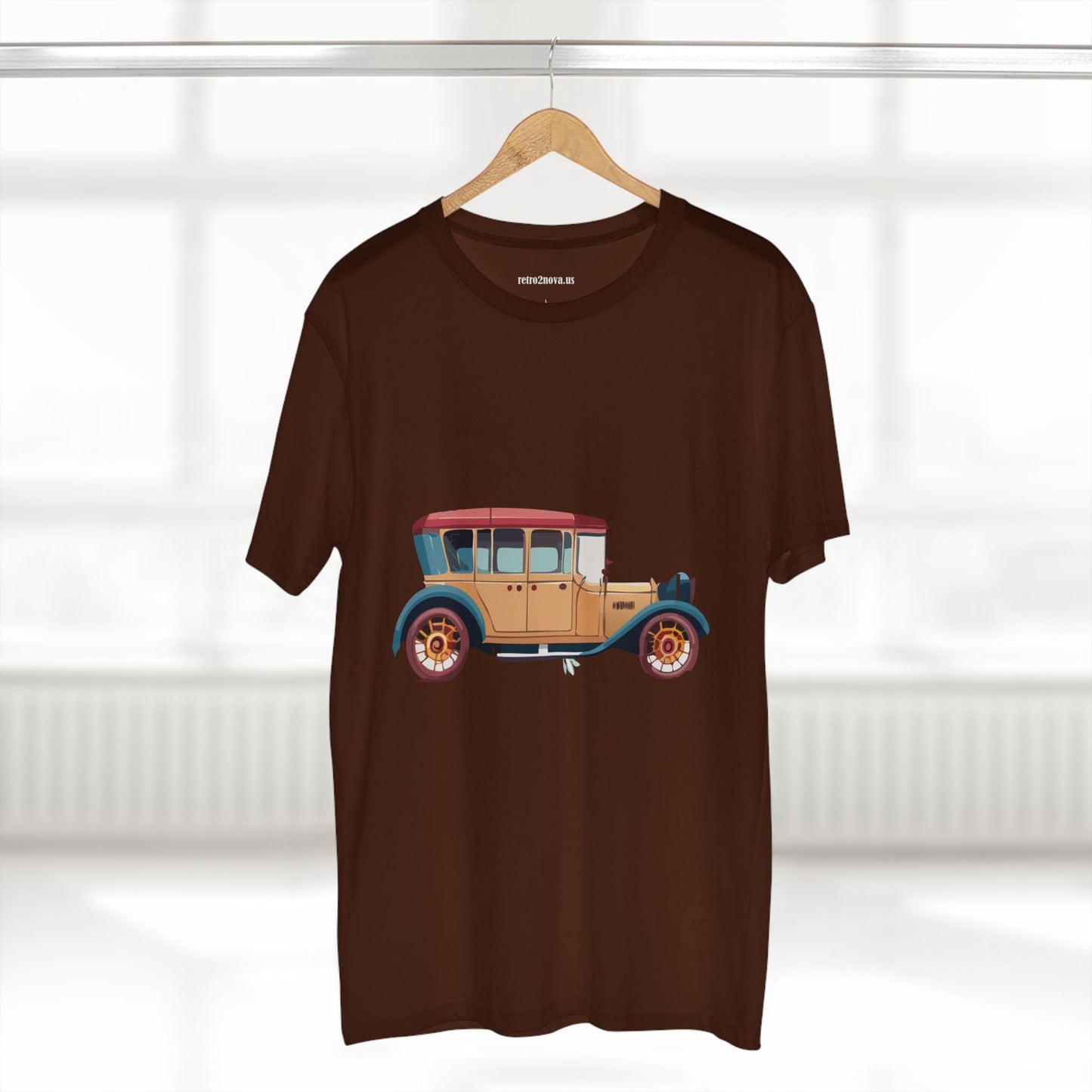 Retro Car Shirts Vintage Car Shirts RC5 Unisex Premium Cotton Art Tee With Original Design