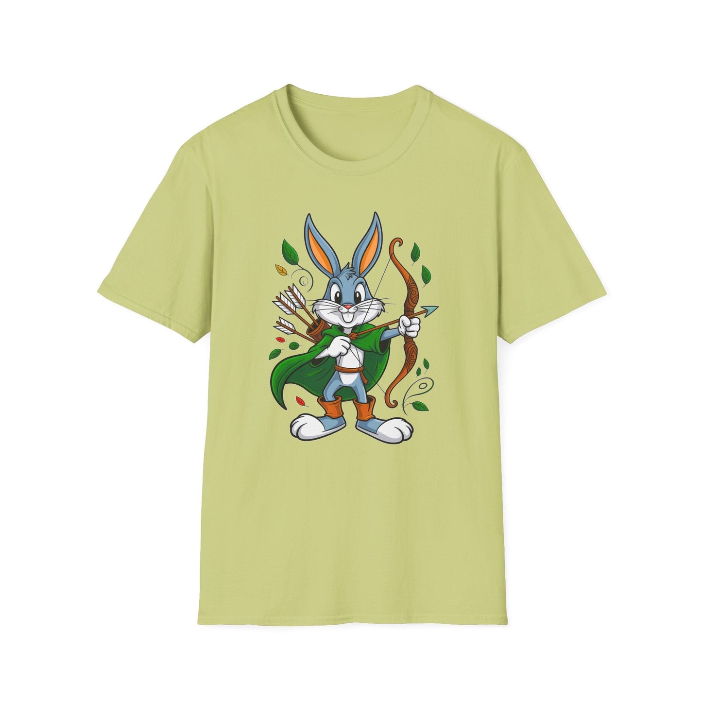 Bugs Bunny T Shirt Unisex Gildan Softstyle 100 Percent Ring Spun Cotton Cartoon Shirt Graphic