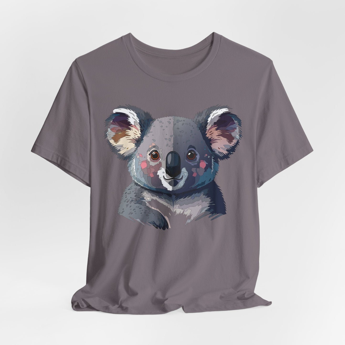 Unisex Animal Shirt With Animal Art Design Tee Wild Animals Short Sleeve Jersey Cotton