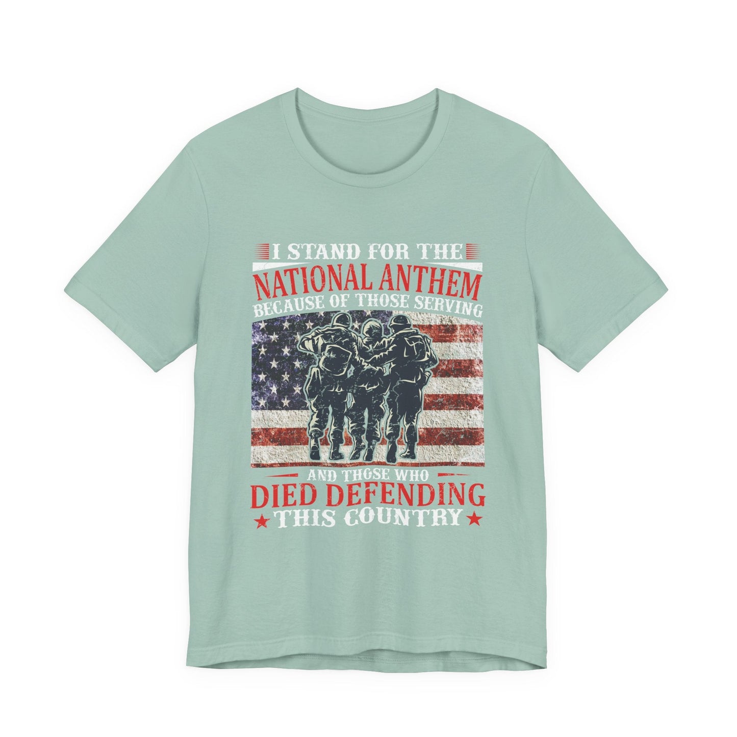 Army Veteran Patriotic Graphic Design Unisex Cotton T-Shirt v36