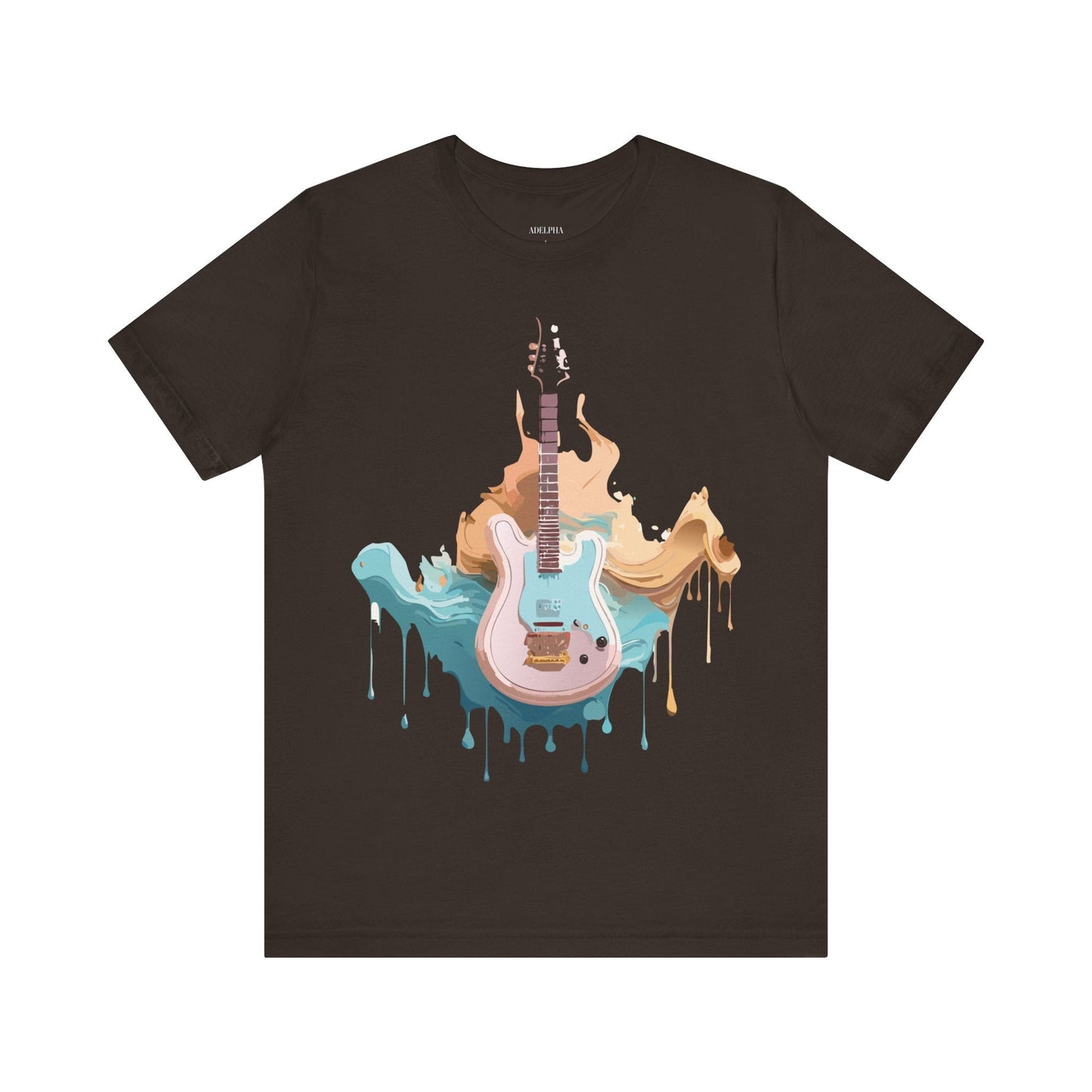 Music Graphic Unisex 100 Cotton Vintage Art with Musical Elements Tee 51