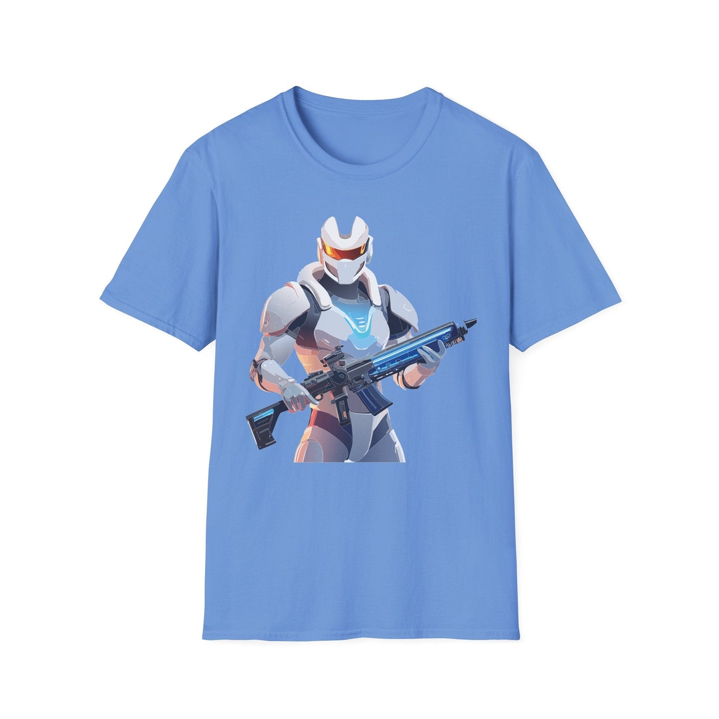 Robocop T Shirt Unisex Gildan Softstyle 64000 100 Percent Ring Spun Cotton Tee With Artwork