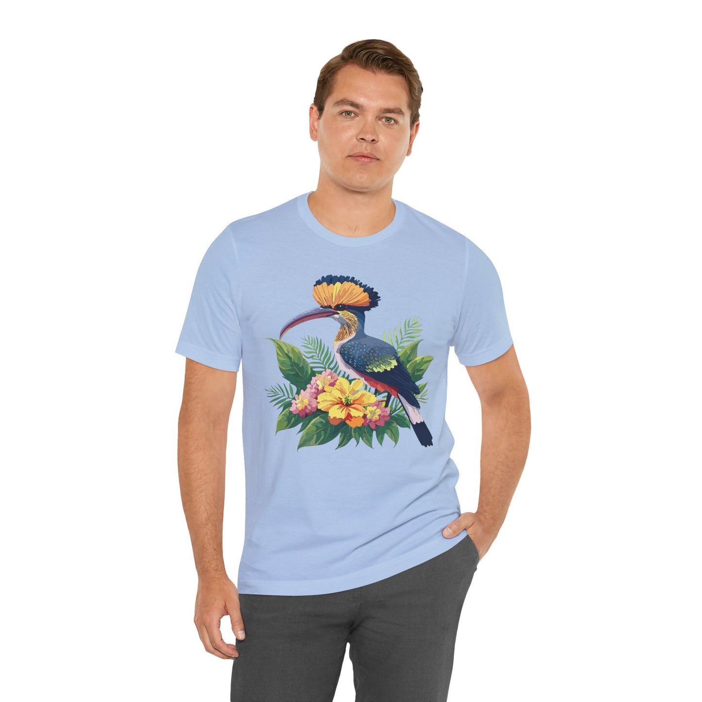 Unisex Animal Tee Shirt With Art Design Wild Animals Short Sleeve Jersey Tee For Everyday