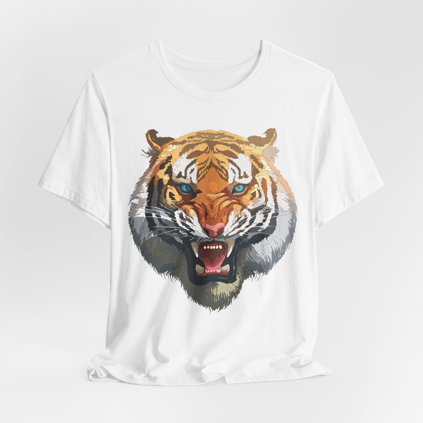 Tiger Shirt, Animal Shirt, T-Shirt with Tiger, Art Design Tee, Wild Animals Tees, Safari T-Shirt, Graphic Design Tee 15