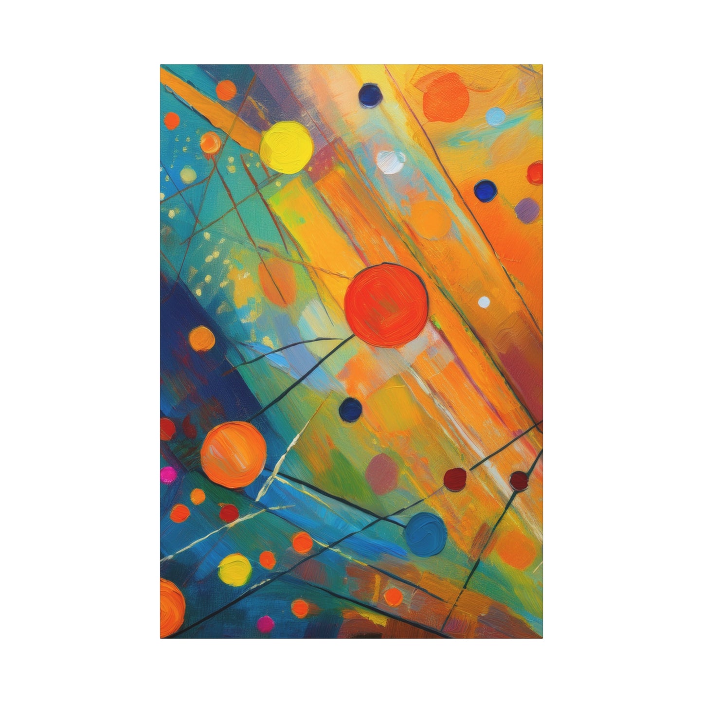 Abstract Oil Painting Print Canvas 20x24,20x30,24x30 24x32,24x36,30x40 32x48,36x48,40x60 Pine-Wood Inner Frame ABS-141