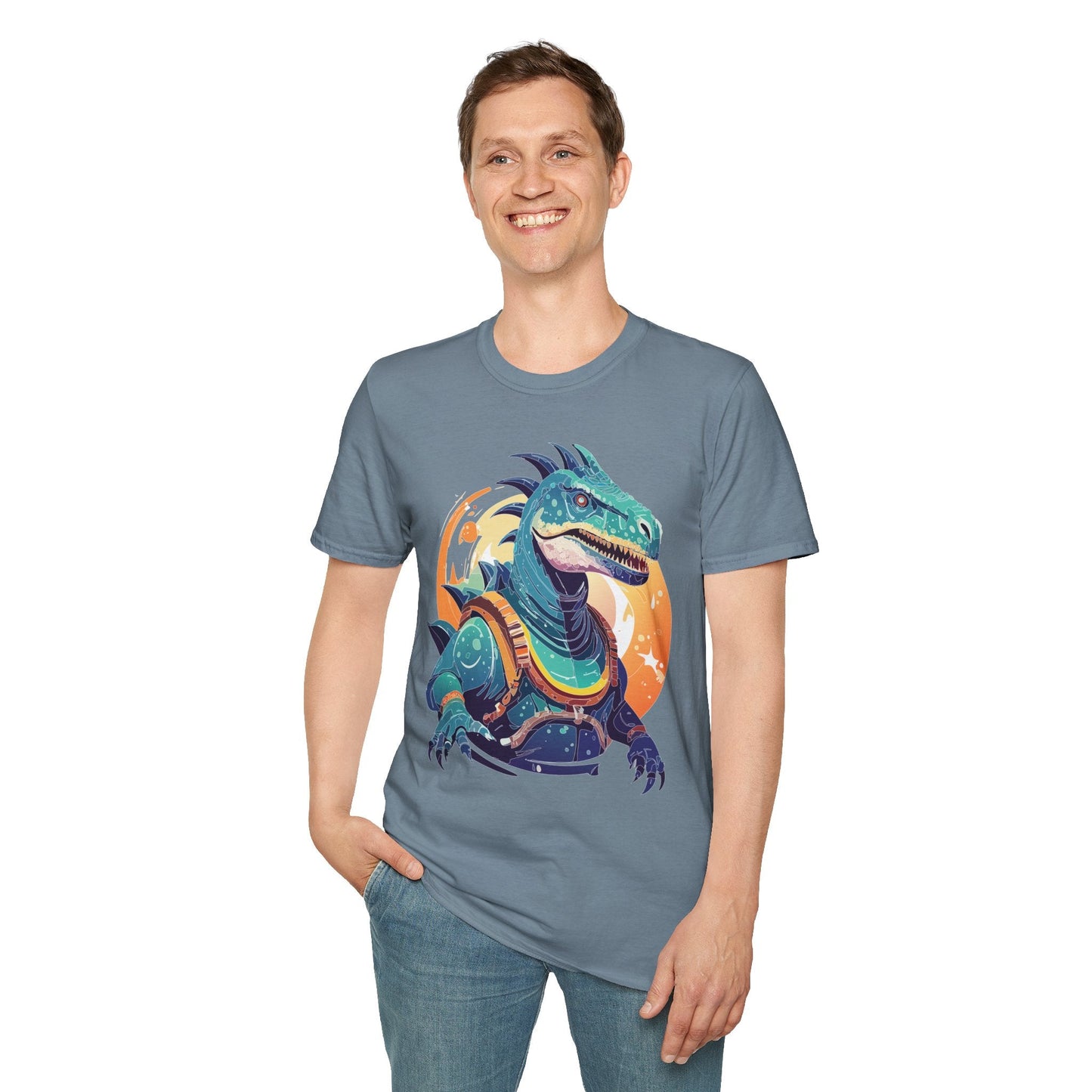 Alien T Shirt Cosmos Design Unisex Softstyle 64000 Graphic Artwork Tee With Aliens