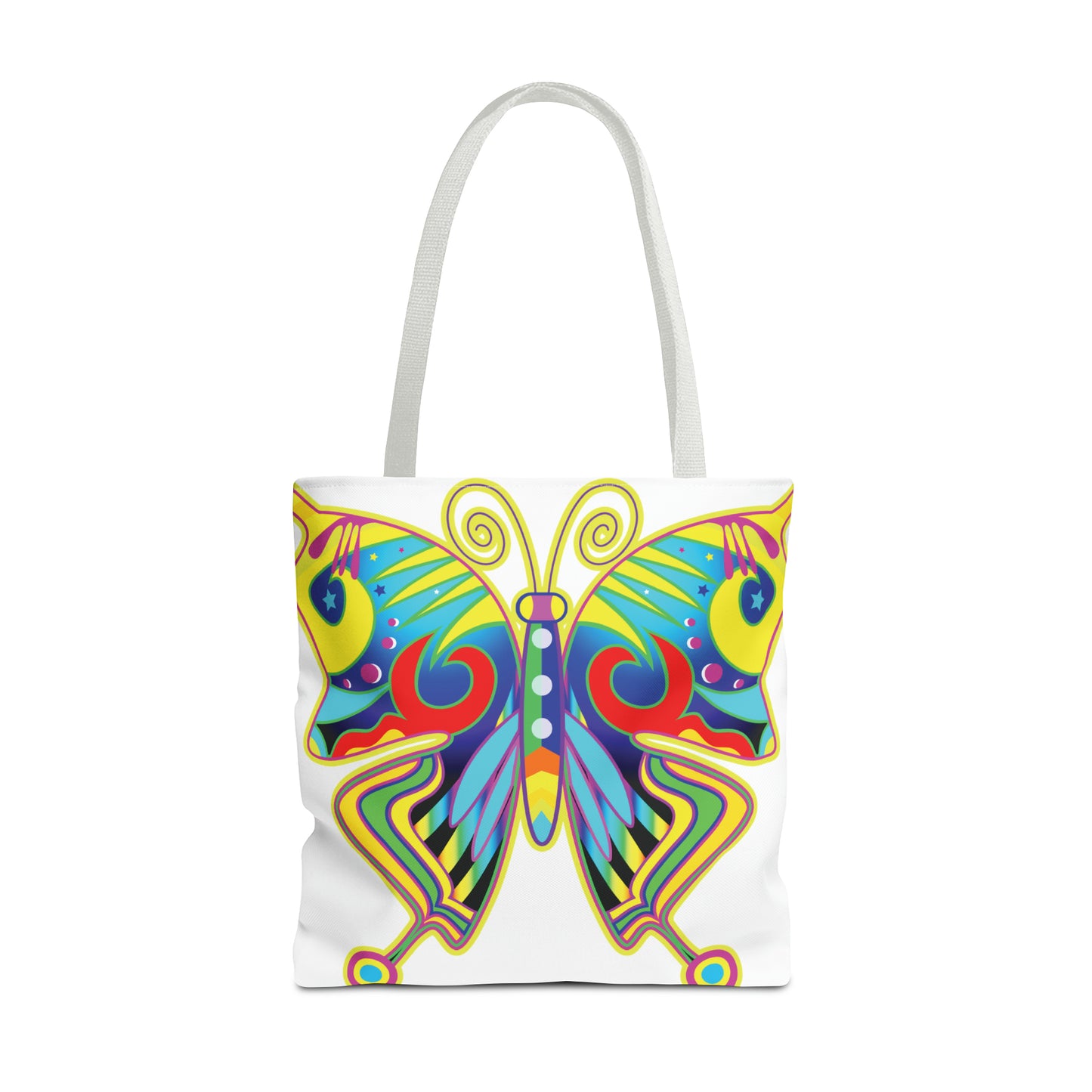 Canvas Bag with Butterfly Prints