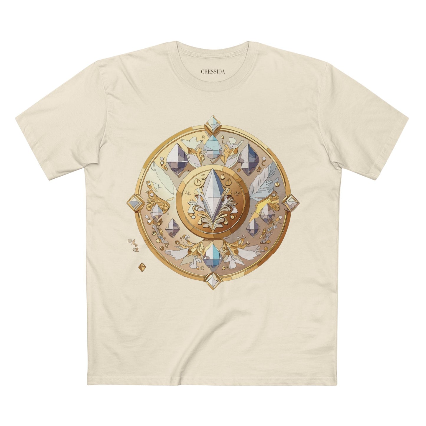Medallion Graphic T-Shirt Unisex 100 Cotton With Gold Art Design Medal Tee 24