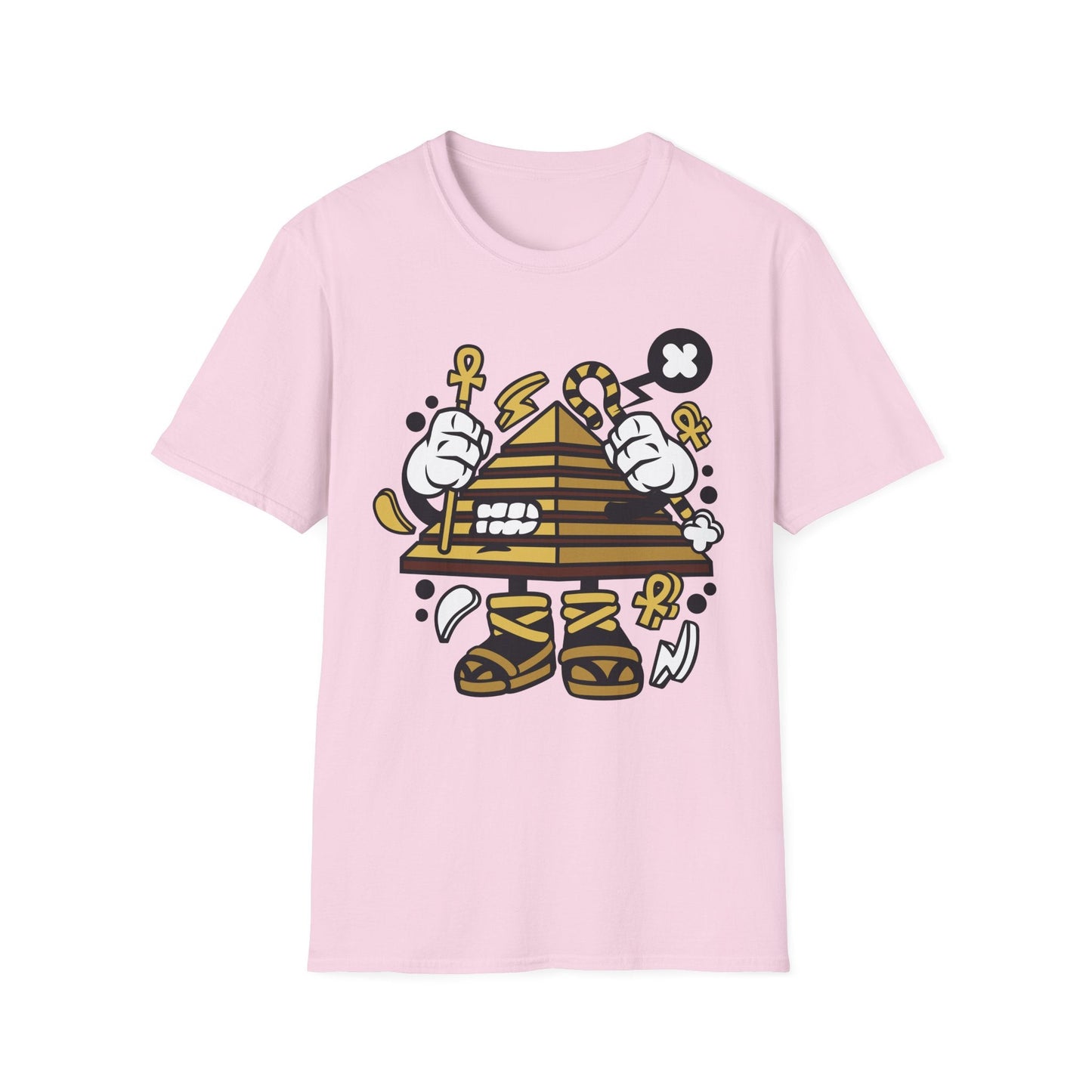 Cartoon T Shirt Animation T Shirt Funny Tee Shirt Short Sleeve Unisex Gildan Softstyle 64000 Cotton