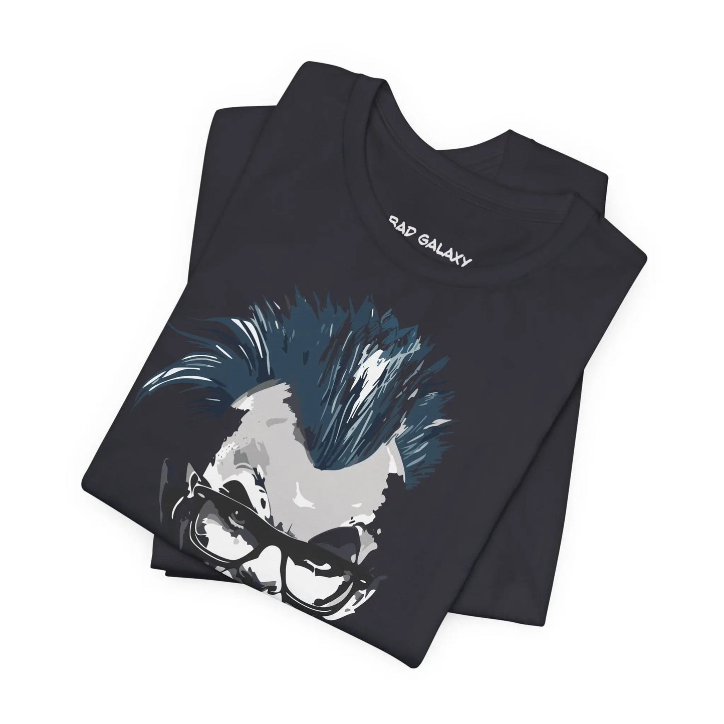 Punk Rock Tee Shirt From Bad Galaxy 100 Percent Cotton Eco Friendly Inks Made To Order USA Designed