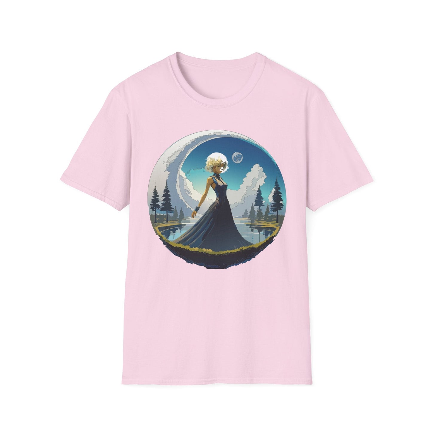 Womens Graphic T Shirt Art Design Tee Gildan Softstyle 64000 Unisex Short Sleeve