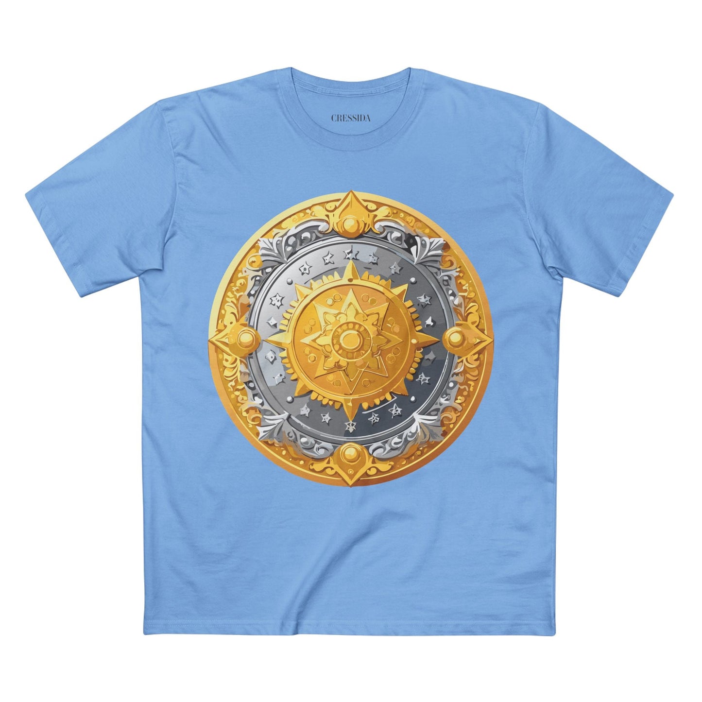 Antique Gold Coin Graphic Design T-Shirt Unisex 100 Cotton With Golden Print Artwork Tee 23