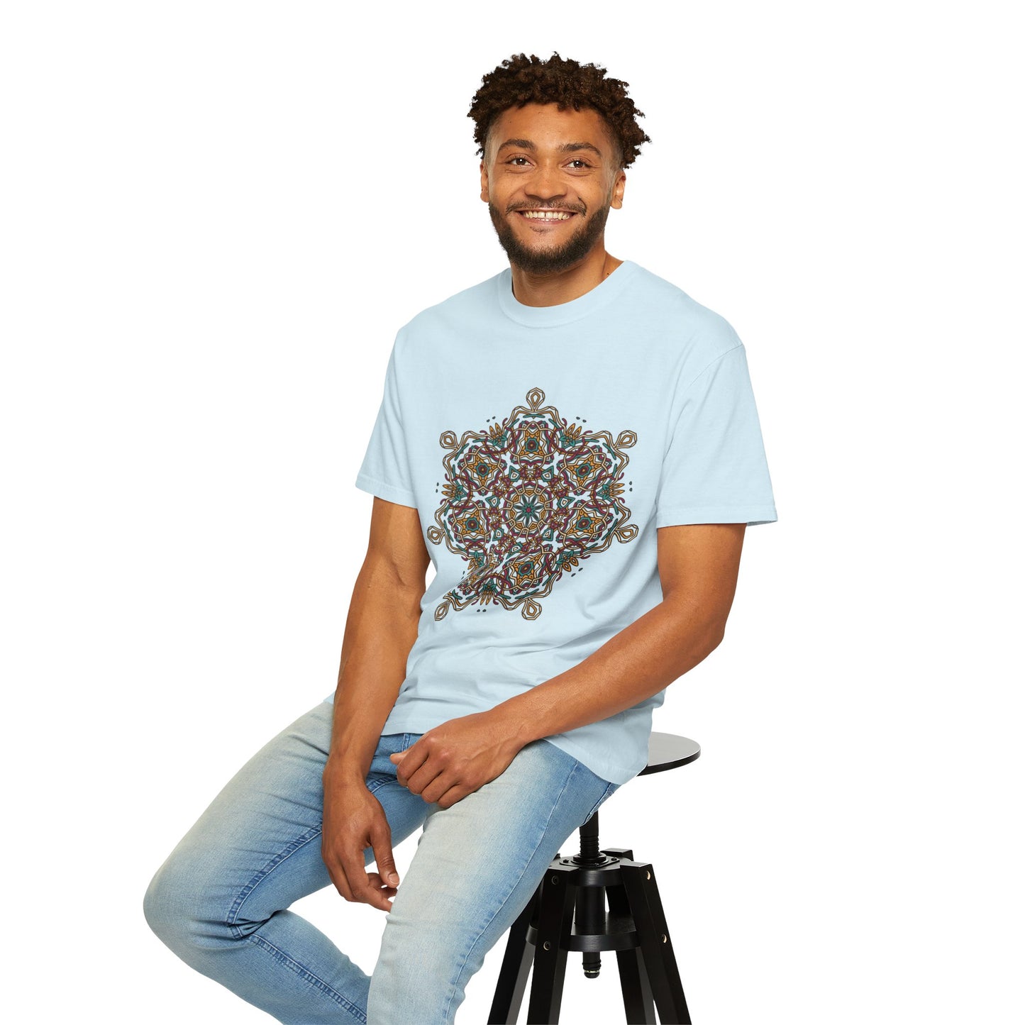 Unisex T-shirt with abstract print