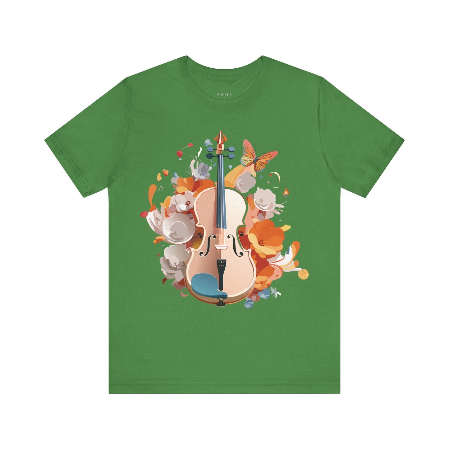 Music Graphic Unisex 100 Cotton Vintage Art with Musical Elements Tee 8