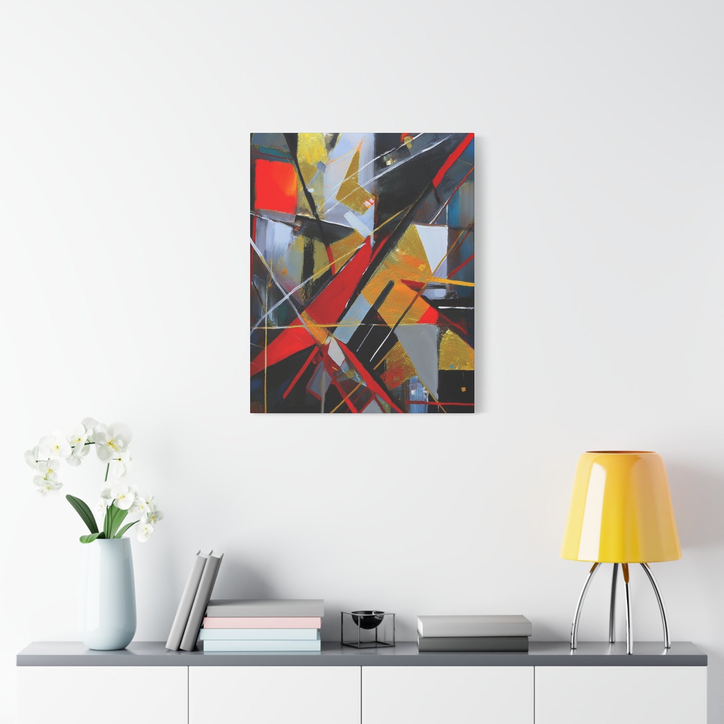 Abstract Oil Painting Print Canvas 20x24,20x30,24x30 24x32,24x36,30x40 32x48,36x48,40x60 Pine-Wood Inner Frame ABS-194