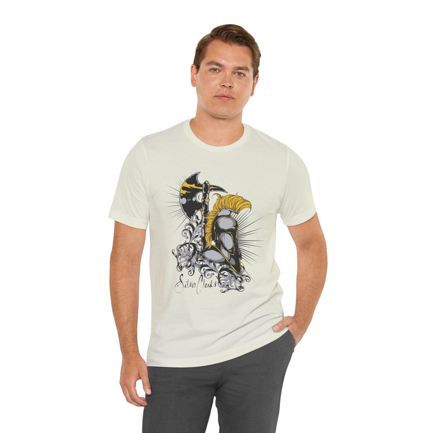Stylish Armor Graphic Tee, Artistic Tee, Graphic T-Shirt, Artistic Vintage T-Shirt, Vintage Shirt
