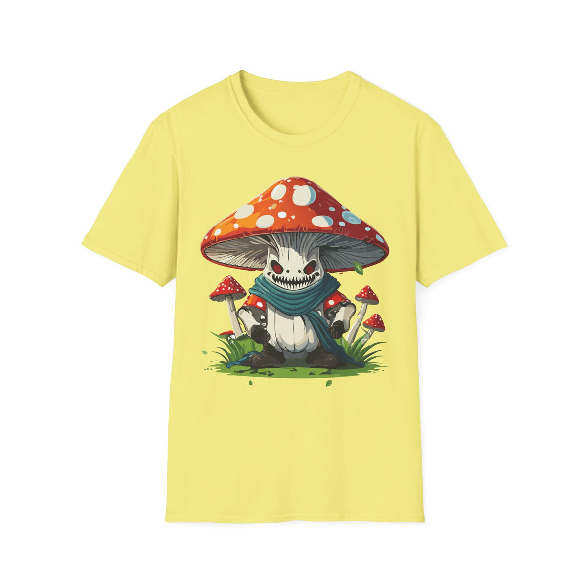 Funny Mashroom Cartoon  Graphic Tee Gildan Unisex 100 Cotton Tee Shirt c15