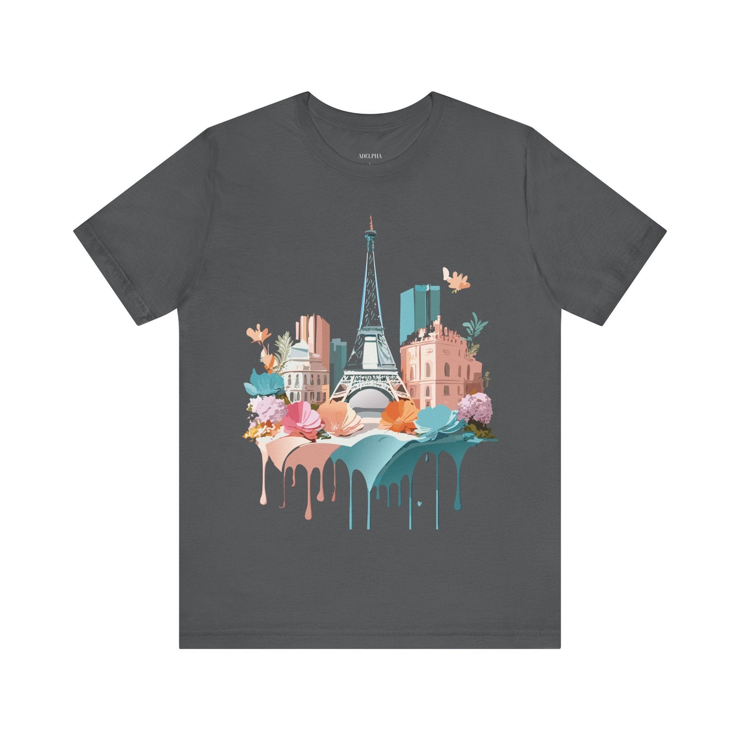 Paris Tourist Unisex Graphic Tee With Vintage Inspired Artwork By Collection