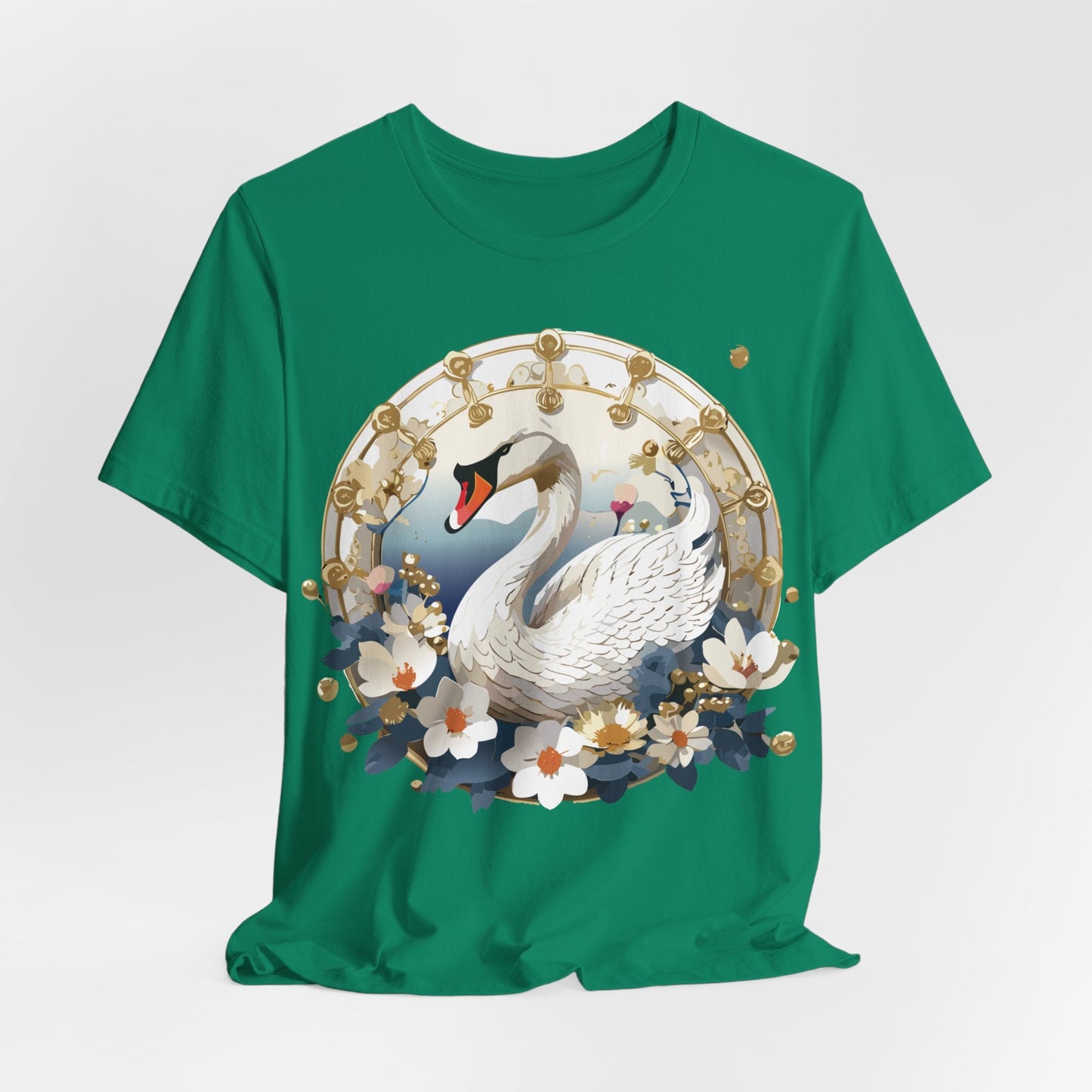 Medallion Graphic Unisex 100 Cotton Vintage Animal Medal Artwork Tee 44